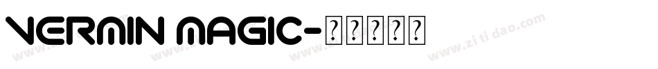 Vermin Magic字体转换